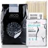 JNCO Homme Hard Wax for Short and Coarse Hair 1kg + Waxing Monster Spatula L + Brazilian Pack (Self)