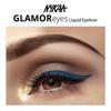 Nykaa Glamoreyes Waterproof & Smudgeproof Coloured Natural Liquid Eyeliner - Blue - Chaotic Calypso,1 Count (Pack of 1)