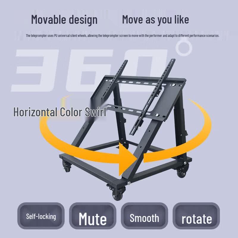 Jashiying Pro Stage Teleprompter with 43-inch Display and Integrated Host