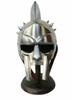 Armour medieval maximus helmet larp with wooden stand halloween