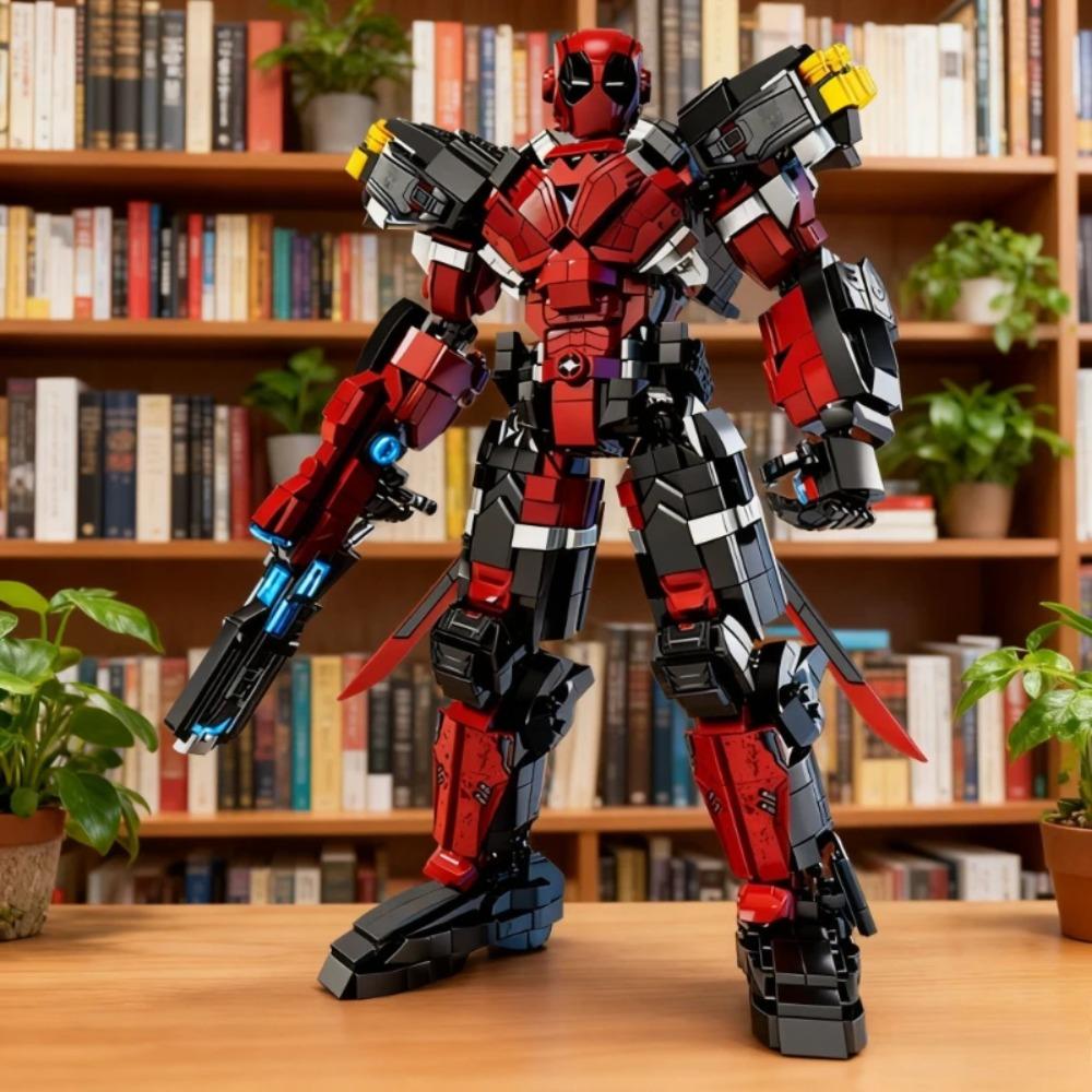 2002PCS Mecha Warrior Building Blocks Movies Action Figure Assembly Models DIY Toys Gifts for Adults and Children Home Decortion