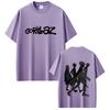 Limited Rock Band Gorillaz Print Tshirt Men Women Casual Oversized Crewneck T Shirts Male Fashion High Quality Cotton Tshirt