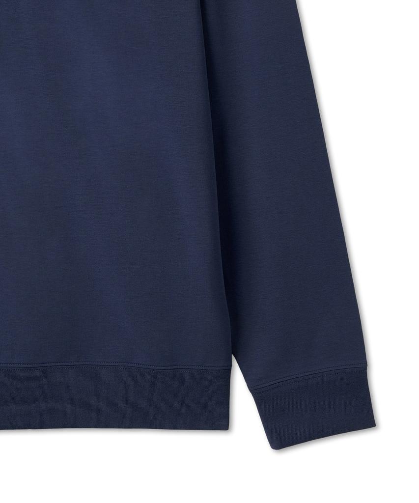 Pollolalpeulolengolpeu Classic Water-Repellent Terry Sweatshirt - Navy