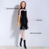 Supermodel New Doll Clothes Set Elegant Black Dress Series Dress Up Doll Party Dresses Accessories For 30Cm 1/6 Bjd Fr Doll Toys