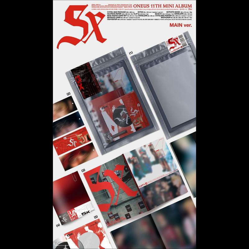 ONEUS 5x MAIN Ver. / 11th MINI Album
