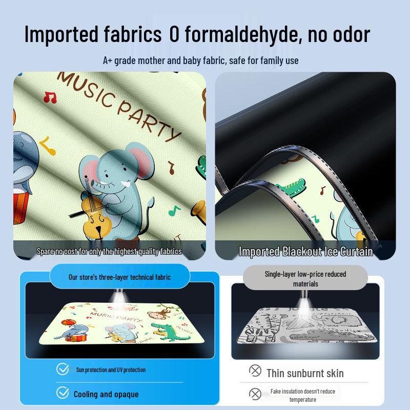 Sedan Window Sunshade - Heat Insulation & Privacy Curtain for Car Interior