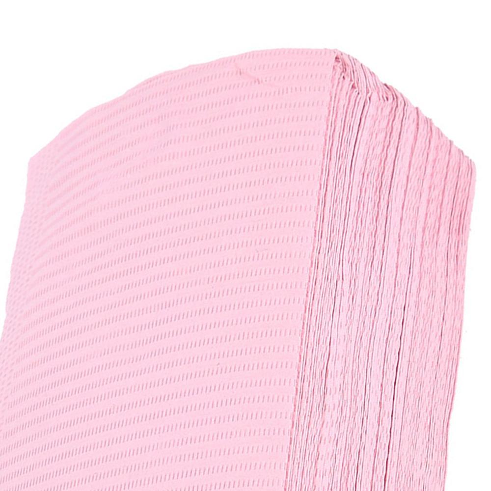 125PCS Portable Nail Paper Table Mats Disposable Pink Beauty Apron Manicure Mat  Beauty Salon