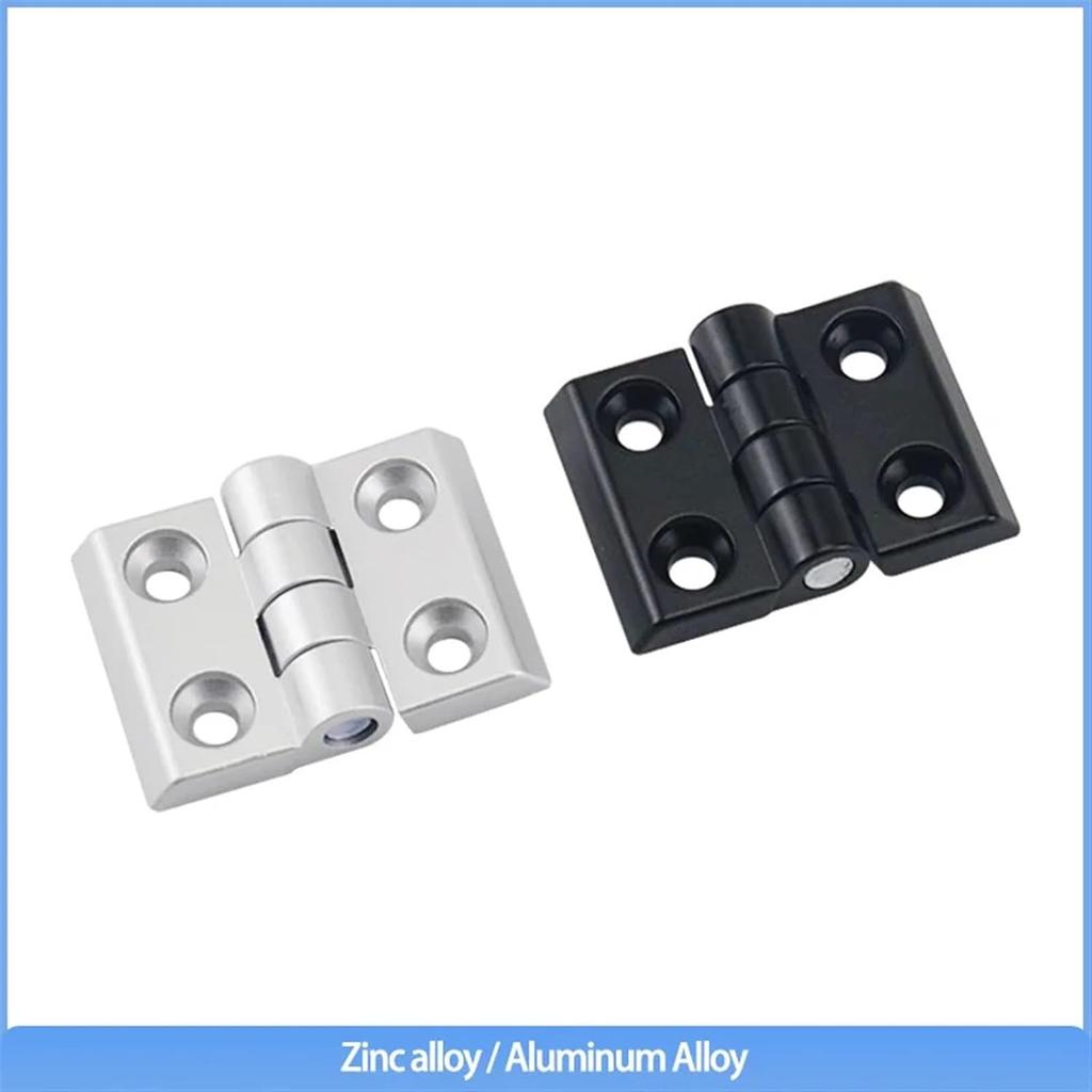 Zinc Alloy/Aluminum Alloy Industrial Hinge for Electrical Cabinet and Machinery Doors - Aluminum Hardware Fitting Metal Hinge 1Pcs(ZDC-A4040-black)