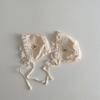 Baby Spetsmössa i Vintagestil med Blom-/Kaninmönster Stilfull Babyhatt med Justerbart Band Lämplig för Pojkar & Flickor