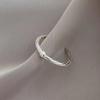 Korean Version of Simple Striped Ring Women's Retro Fashion Personality Open Ring Temperament Ins Index Finger Ring Tide