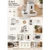 Auto Dog Cat Feeder with Water Dispenser, Gravity 2-in-1 Food & Water Station for Puppy Kitten