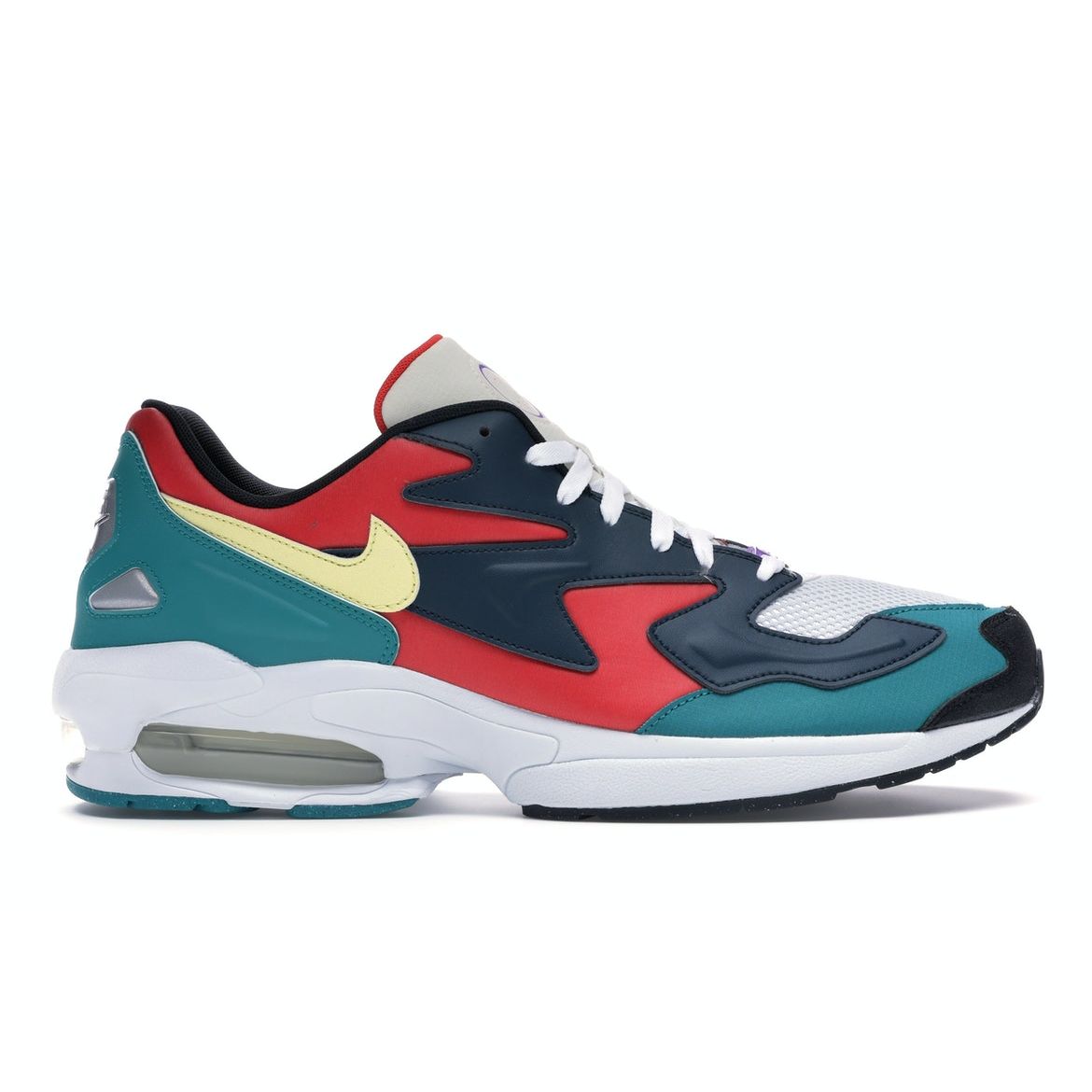 

Кроссовки унисекс Nike Air Max 2 Light SP Red Navy Emerald Habanero-Red Armory-Navy-Radiant-Emerald BV1359-600