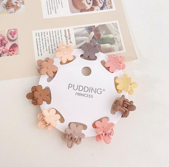 

10 шт. милые маленькие заколки-краб в виде звездочек и бабочек для волос для девочек и детей, мини-зажимы с героями мультфильмов, детские аксессуары для волос, наборы