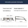 Retro Klassische Damen Anti Blaulicht Brille Ultraleicht Runde Klare Gläser Brille Augenschutz Langlebig