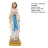 Stehende Jungfrau Maria Statue Gesegnete Unsere Liebe Frau von der Gnade Harz Figur Skulptur Religiöse Gebetsraum Dekoration Ornament Christliche Katholische Geschenke