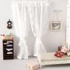 1/12 Dollhouse Miniature Lace Curtain Doll Home Bedroom Furniture Decor Toy Dolls House Accessories Micro Scene Photo Props