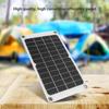 High Efficiency Portable Solar Panel 8W 12V Solar Panel Kit Solar Battery Charger  Outdoor Use