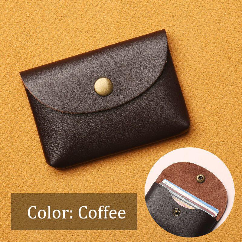Wysokiej jakości etui na karty kredytowe Minimalistyczne miękkie prawdziwe skóra bydlęca podróżne etui na drobne karty klucze monety etui dla kobiet i mężczyzn