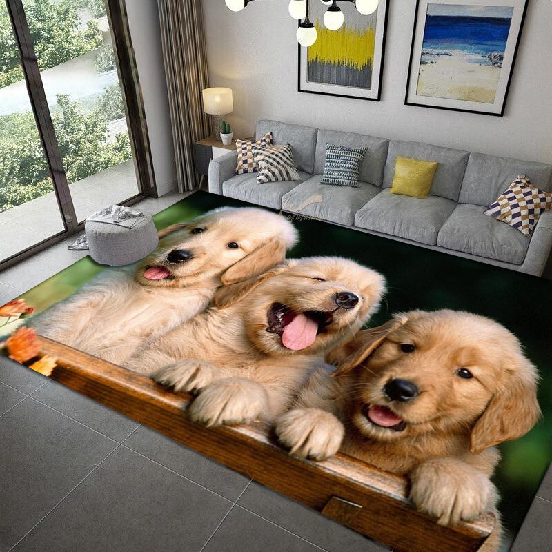 Lovely Pet Dog Carpet Kitchen MatEntrance Doormat Bedroom Floor Decoration Living Room Carpet Bathroom Anti-slip Rug Rug
