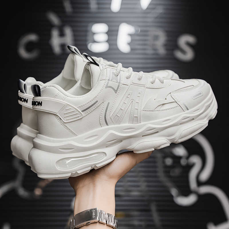 Fashion Flat Sole With Lacing Men's Shoes Dress Heels Moccasins Shoes For Men White Dress Shoes For Men Sneakers Sport New Arrival