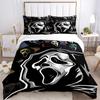 3pcs Scream Mask Duvet Cover Set - Machine Washable, Includes 1 Duvet Cover and 2 Pillowcases, No Core Included Yy251022173