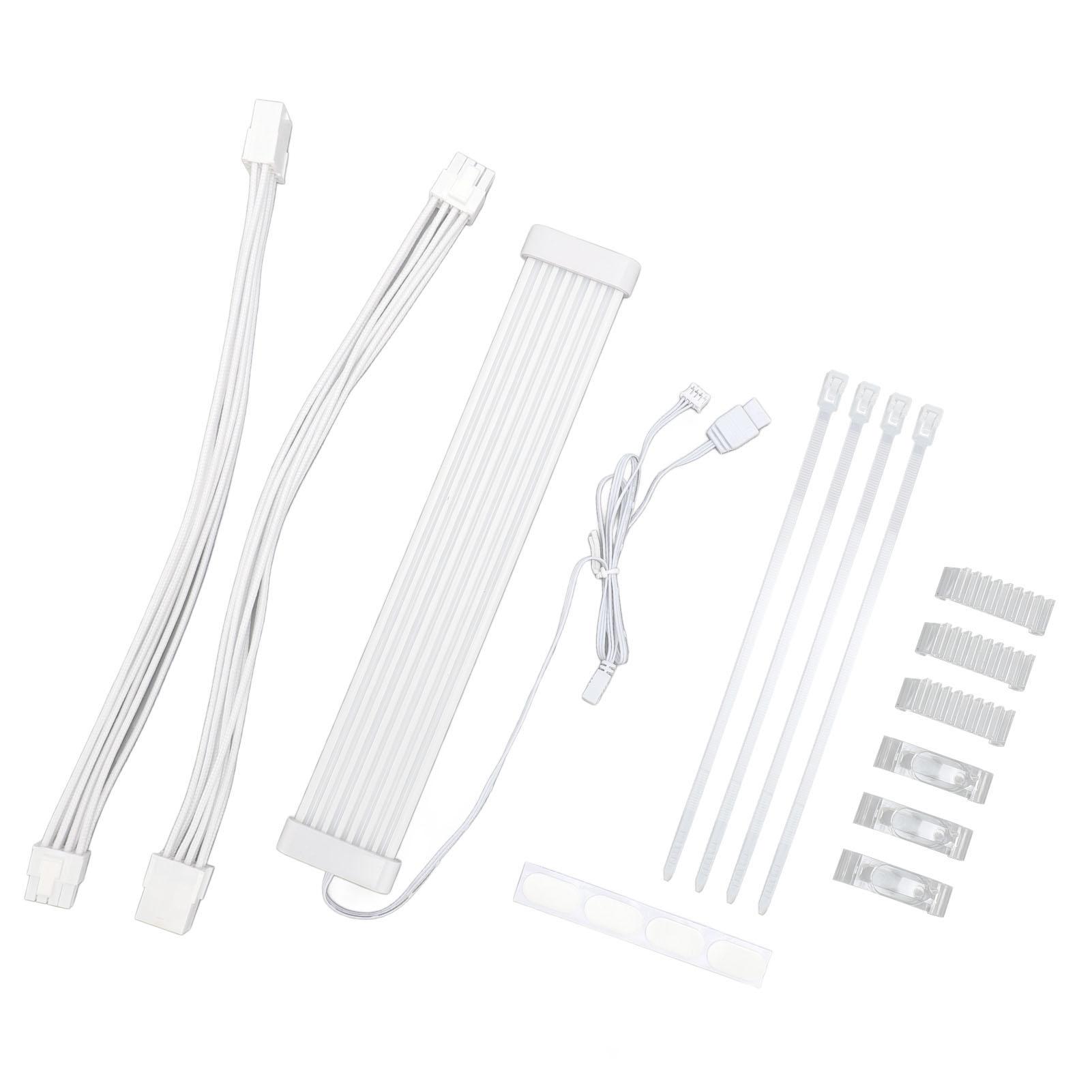 

Комплект удлинительного кабеля ARGB DIY 5 В 3-контактный кабель блока питания Синхронный RGB Двойной 8-контактный кабель GPU