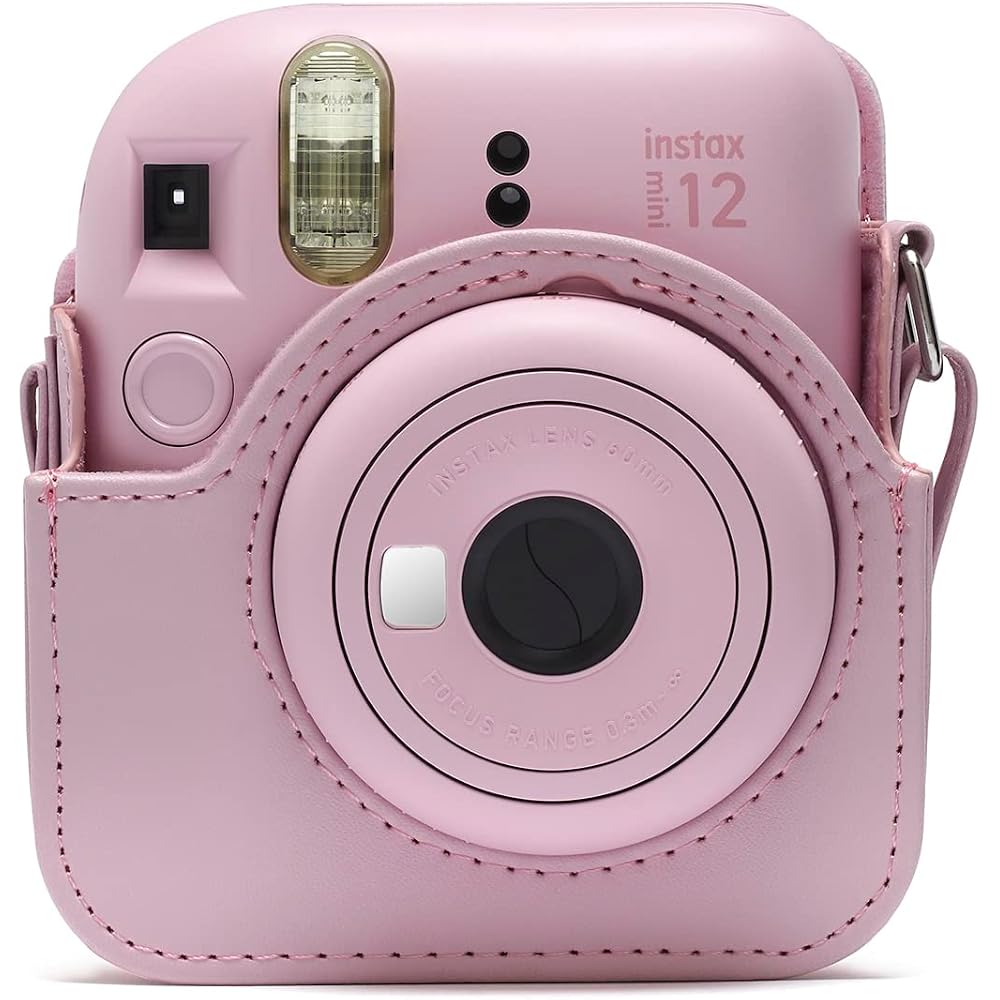 Fujifilm "instax Mini 12" Dedicated Camera Case, Genuine Manufacturer Product, Pink.