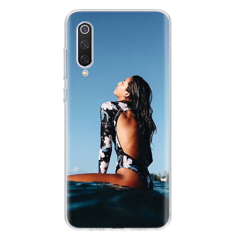

Surfboard surfing art surf Girl Cover Phone Case For Xiaomi Redmi Note 10 Pro Max 10S 9 9S 9T 8 8T 11T 11S 11 5G 11E 7 6 5 4X Co Redmi Note 4 (4X)