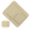 Secure and Accessible Car Sun Visor Organizer PU Leather Storage Pocket