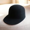 Women's Versatile M Pure Wool Baseball Cap Equestrian Hat Knight Hat Unisex Winter Duckbill Wool Cap