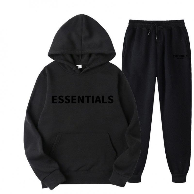 Unisex Trendy Loose Fit Hoodie & Sweatpants Set - American Style