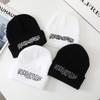 Solid Colors Hip Hop Crochet Fashion Design Knitting Beanie Korean Style Hat Women Skullies Hat