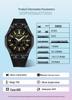 Sanda Dual Display Multifunction Fashion Wristwatch with Colorful Transparent Case for Youthful Korean Style