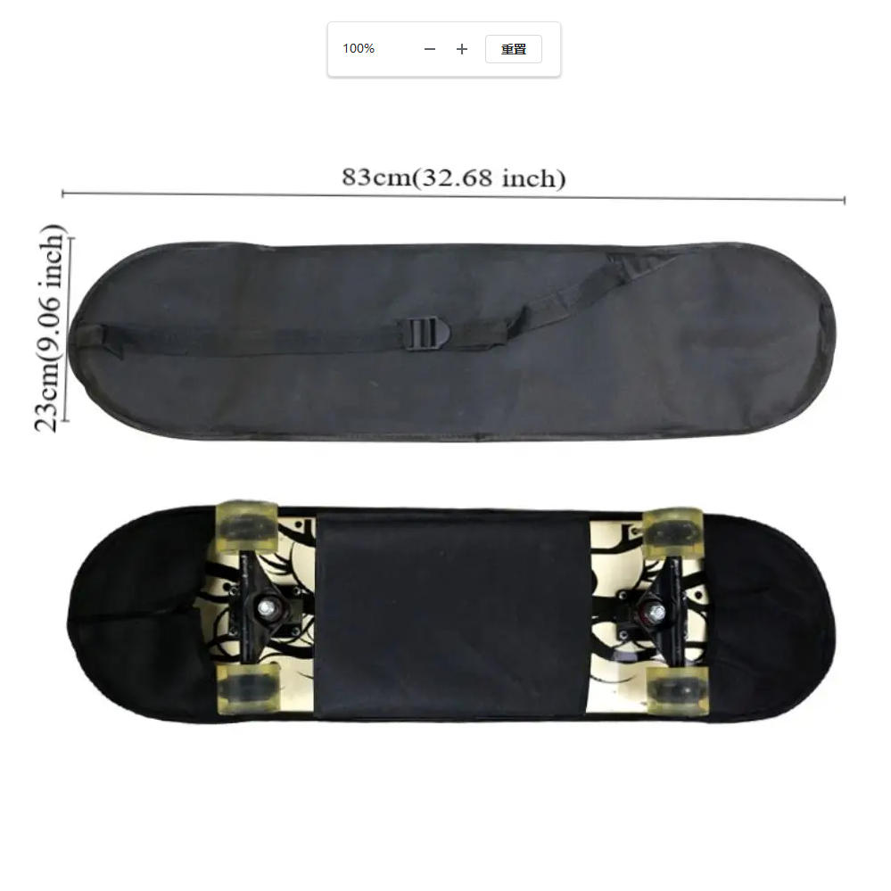 Four-Wheel Skateboard Bag - Double-Kick Skateboard Bag, Single-Shoulder Portable Backpack for Skateboard Accessories