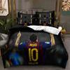 Ronaldo Messi 3D Tisk Fotbalová Hvězda Povlak na Peřinu a Sada Povlaků na Polštáře