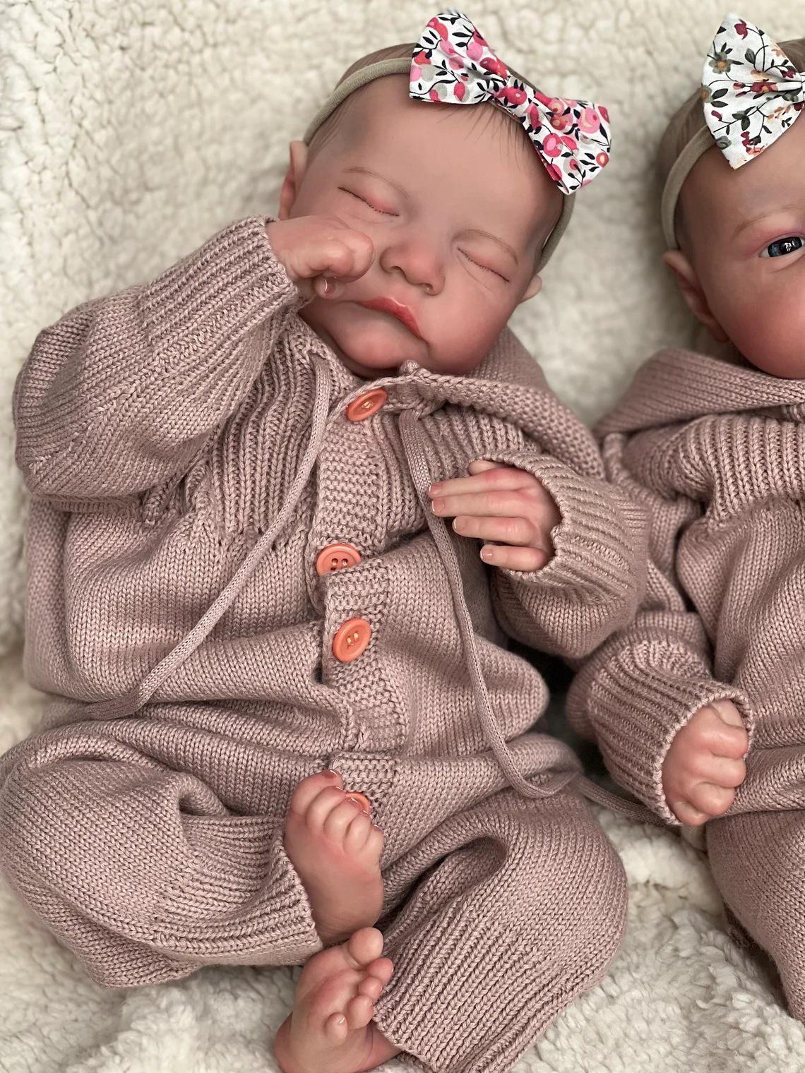 49cm Twins Levi Realistic Reborn Baby Doll by NPK