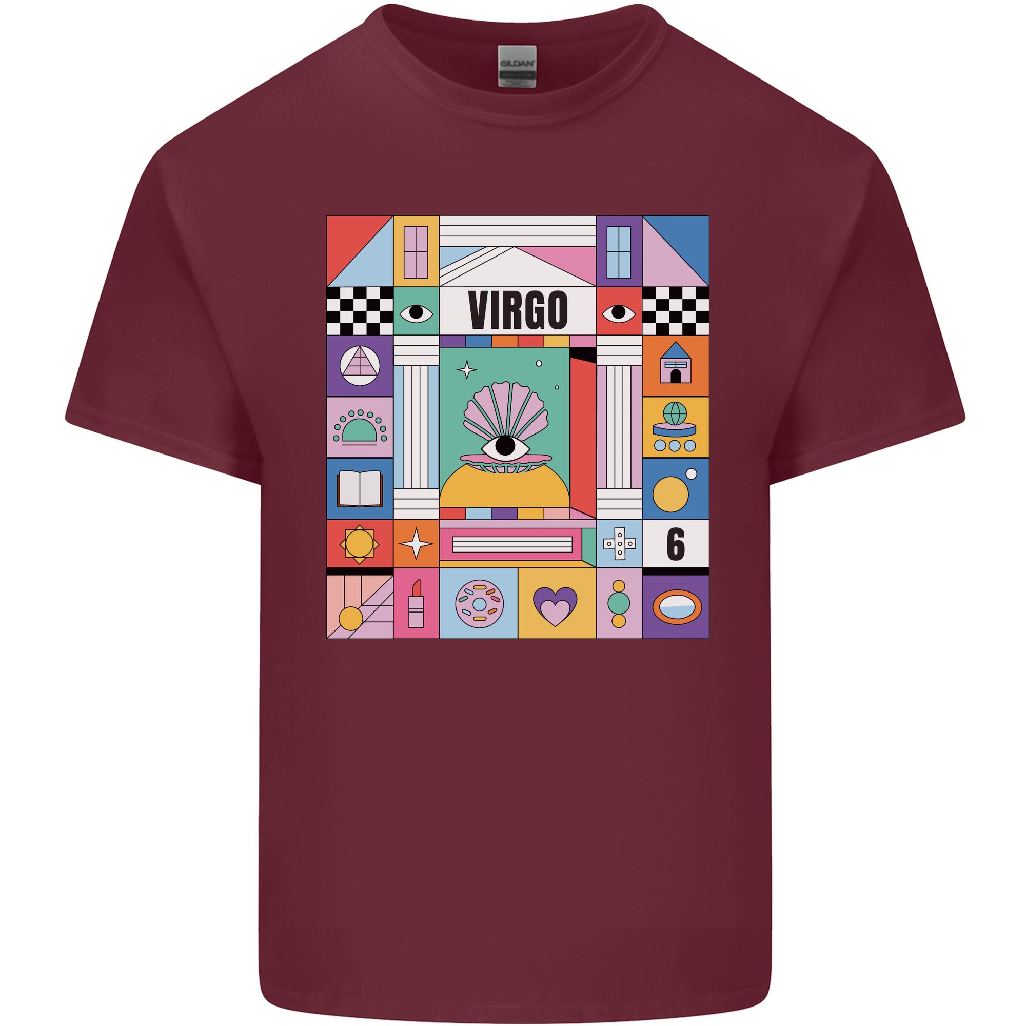 A Vibrant Virgo Zodiac Star Sign Unisexs Light Cotton TShirt S