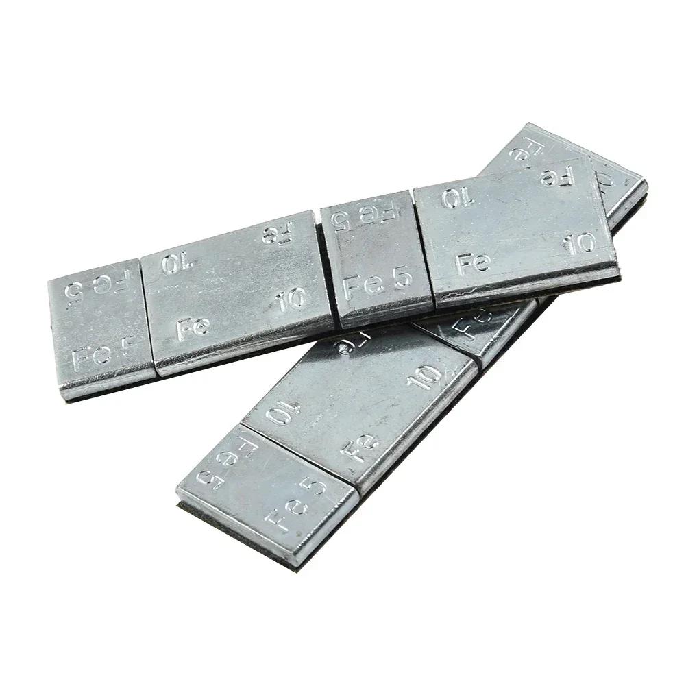 60g Tegenwichtblok Met Kleefrubber Wiel Chassis Tegenwiel Balansblok Gewicht IJzeren Wiel Bandenbalancer