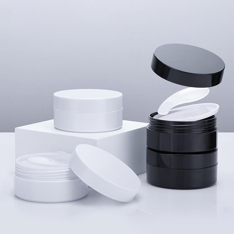 1 Stück nachfüllbare leere Flaschen Gesichtscreme Lotion Tiegel Augencreme Flaschen Kosmetikbehälter Augenmasken-Patch-Flaschen Make-up-Werkzeug