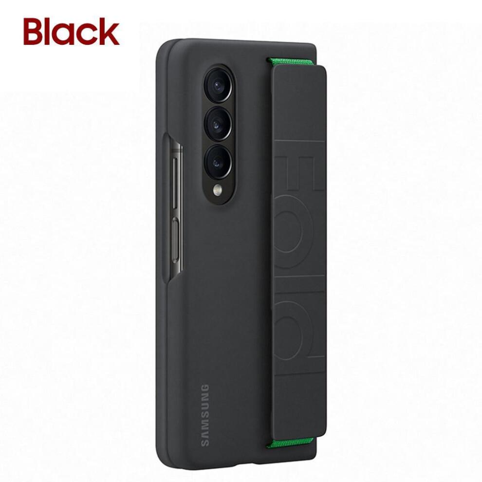 (schwarz) Original Samsung Galaxy Z Fold4 Silikon-Griffhülle für Galaxy Z Fold4 Z Fold 4 Stilvolle Silikon-Vollschutzhülle