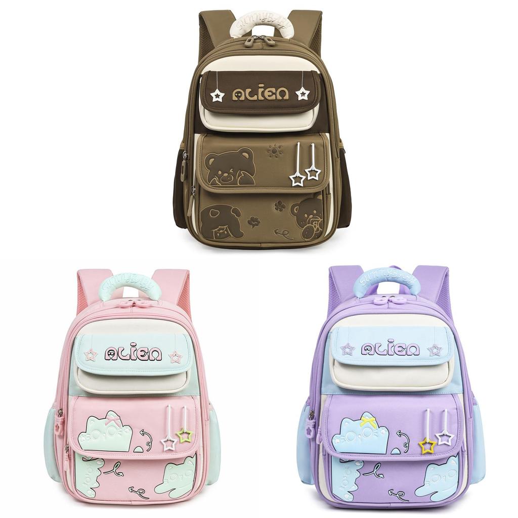 Schulrucksack für Grundschüler aus atmungsaktivem, wasserdichtem Nylon für leichten Komfort