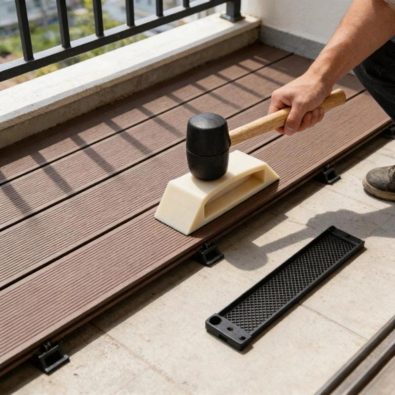 Professional Floor Repair Nylon Hammer for Efficient Fixing Precise Alignment Easy Installation Flooring Tool
