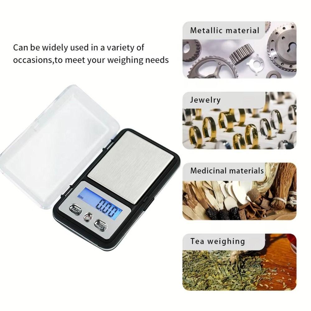 Mini Digital Scale LCD Pocket Scale Gram Weight Balance Electronic Scale  Jewelry Scale