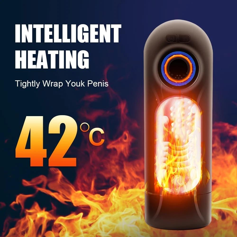 6 IN 1 Masturbation for Men Automatic Telescopic Sucking Blowjob Man Vibrator Masturbator Cup Pussy Real Vagina Sex Toys for Men