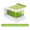 Car Interior Seat Belt Cleaning Tool Double-sided U-shaped Foldable Tray Sponge Brush Seat Belt Handguard Car Detailing
