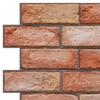 10Pcs 3D Brick Panels PVC Waterproof Easy To Clean Wall Decals Stickers for Home Decoration