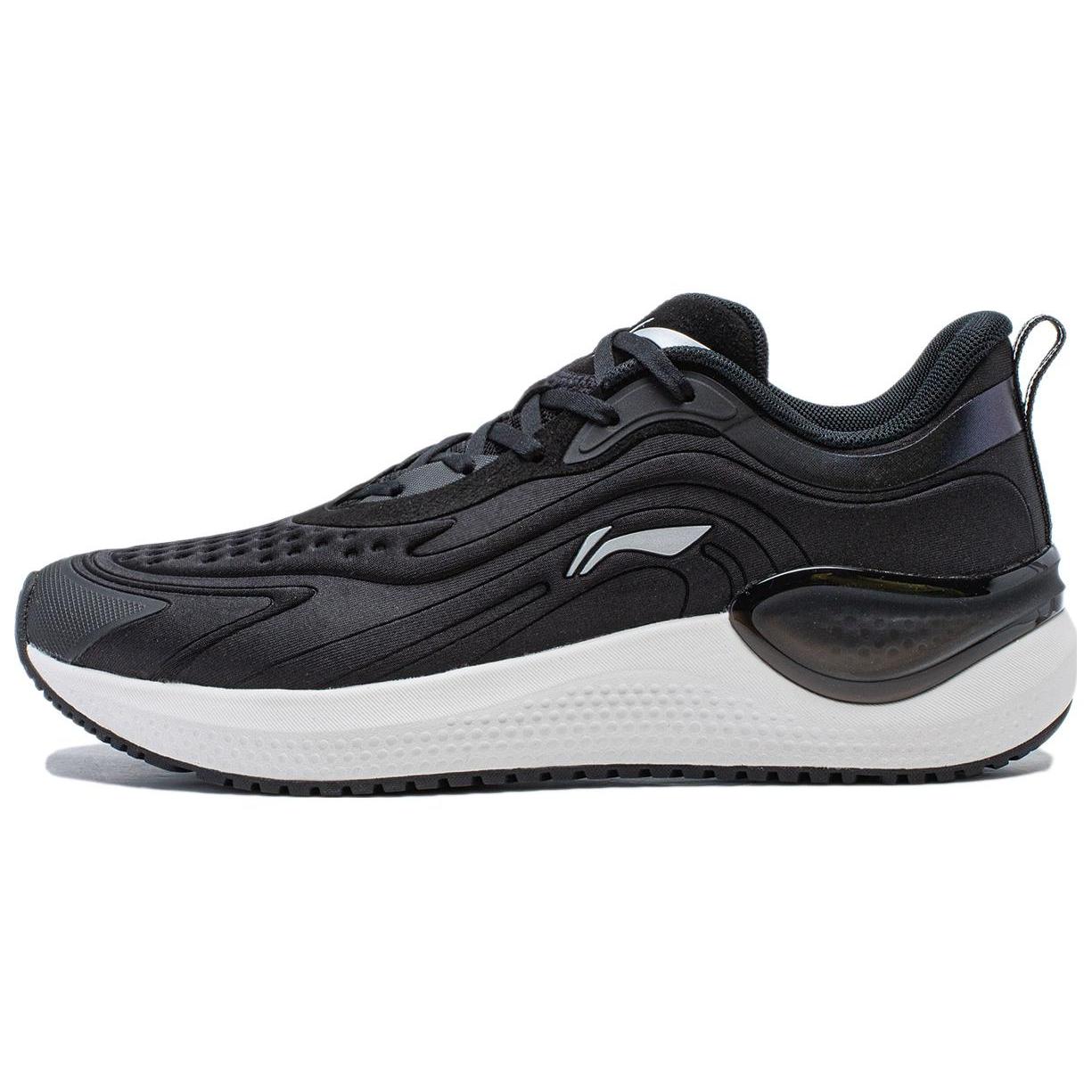 

LiNing Cushioning Wear Resistant Low Top Running Shoes Women s Black 35