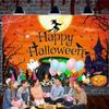 Party Castle Halloween Pumpkin Ghost Background Cloth Banner Photography Props