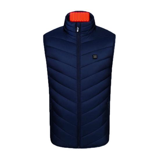 Unisex Heated Waistcoat USB Heating Jacket 3 Temp Modes 2 Zones Vest Coat Stand