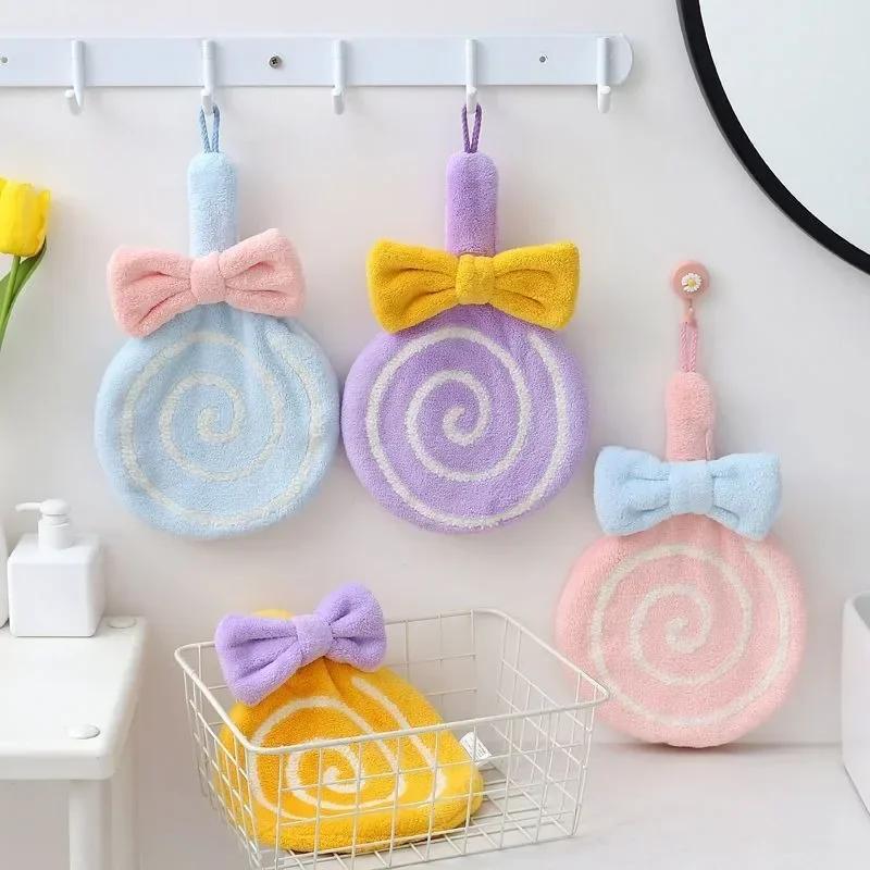 Lutscher Handtücher Küchenwaschlappen Kinderwaschlappen Küchentücher zum Abwischen Hängende Handtücher Handtuch für Kinder mit Aufhängering